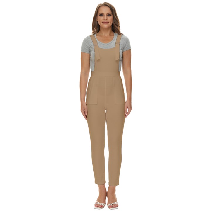 Fallow Brown	 - 	Pinafore Overalls Jumpsuit