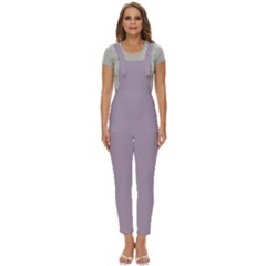 Heliotrope Grey	 - 	pinafore Overalls Jumpsuit by ColorfulWomensWear