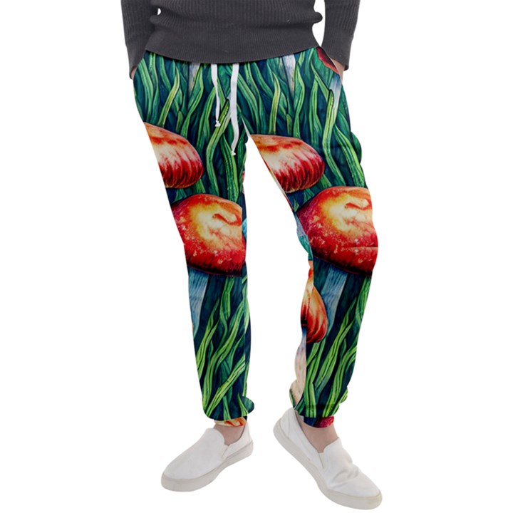 Enchanted Forest Mushroom Men s Jogger Sweatpants