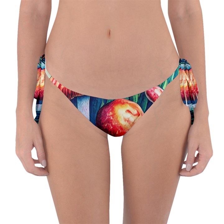 Enchanted Forest Mushroom Reversible Bikini Bottoms