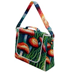 Enchanted Forest Mushroom Box Up Messenger Bag by GardenOfOphir