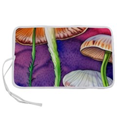 Foraging Mushroom Garden Pen Storage Case (m) by GardenOfOphir