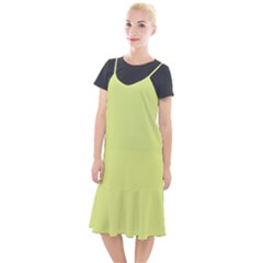 Key Lime Yellow	 - 	camis Fishtail Dress by ColorfulDresses