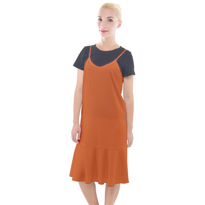 Halloween Orange	 - 	Camis Fishtail Dress