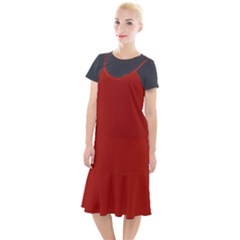 Apple Red	 - 	camis Fishtail Dress by ColorfulDresses