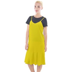 Bumblebee Yellow	 - 	camis Fishtail Dress by ColorfulDresses