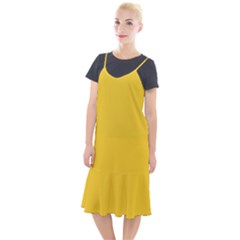 Tuscany Yellow	 - 	camis Fishtail Dress by ColorfulDresses