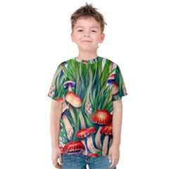 Vintage Mushroom Kids  Cotton Tee