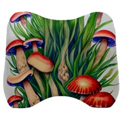 Vintage Mushroom Velour Head Support Cushion by GardenOfOphir