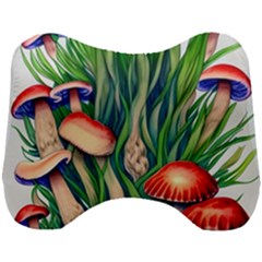 Vintage Mushroom Head Support Cushion by GardenOfOphir