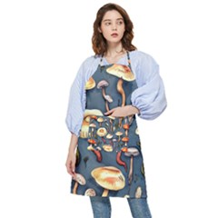 Forest Mushrooms Pocket Apron by GardenOfOphir