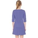 Blue Iris	 - 	Quarter Sleeve Pocket Dress View2