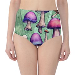 Fairycore Classic High-waist Bikini Bottoms by GardenOfOphir