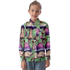 Fairycore Kids  Long Sleeve Shirt by GardenOfOphir