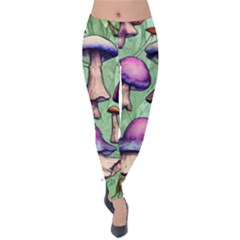 Fairycore Velvet Leggings by GardenOfOphir