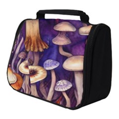 Whimsical Forest Mushroom Full Print Travel Pouch (small) by GardenOfOphir