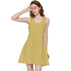 Trombone Yellow	 - 	inside Out Racerback Dress by ColorfulDresses