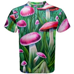 Foreboding Goblincore Mushroom Men s Cotton Tee by GardenOfOphir