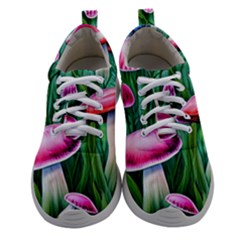 Foreboding Goblincore Mushroom Women Athletic Shoes by GardenOfOphir