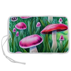 Foreboding Goblincore Mushroom Pen Storage Case (s) by GardenOfOphir