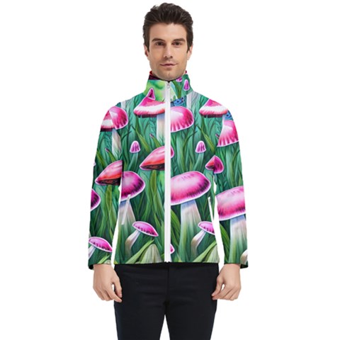 Foreboding Goblincore Mushroom Men s Bomber Jacket by GardenOfOphir