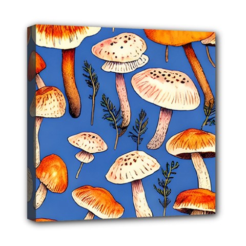 Tiny And Delicate Animal Crossing Mushrooms Mini Canvas 8  X 8  (stretched) by GardenOfOphir