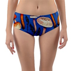 Tiny And Delicate Animal Crossing Mushrooms Reversible Mid-waist Bikini Bottoms by GardenOfOphir