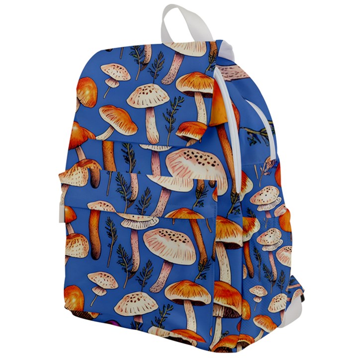 Tiny And Delicate Animal Crossing Mushrooms Top Flap Backpack