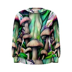 Woodsy Mushroom Women s Sweatshirt by GardenOfOphir