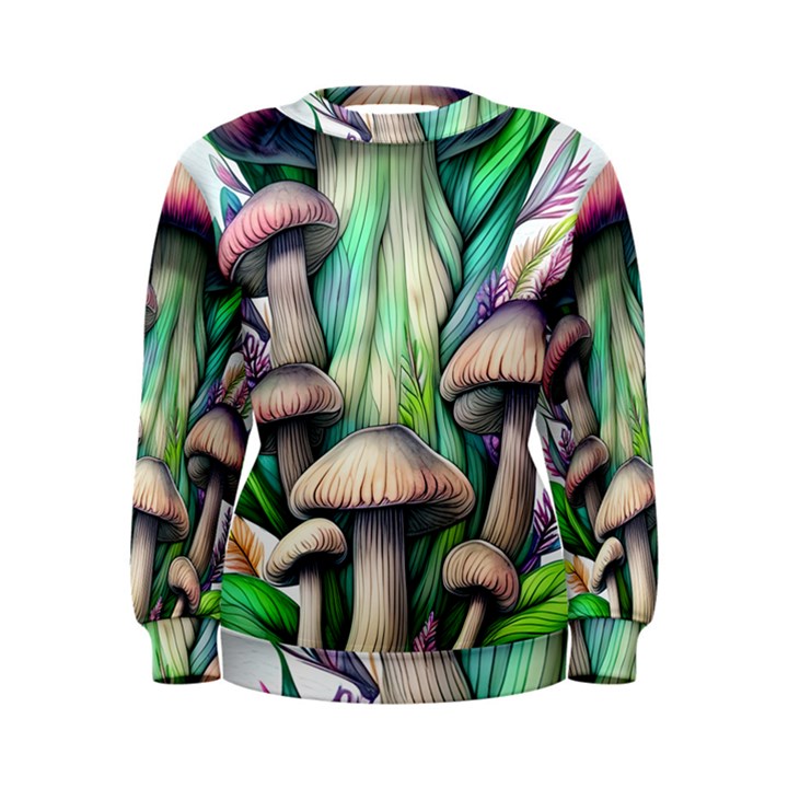 Woodsy Mushroom Women s Sweatshirt