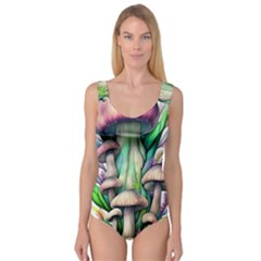 Woodsy Mushroom Princess Tank Leotard  by GardenOfOphir