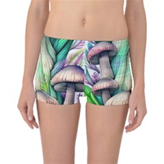 Woodsy Mushroom Boyleg Bikini Bottoms by GardenOfOphir