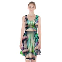 Woodsy Mushroom Racerback Midi Dress by GardenOfOphir