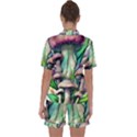 Woodsy Mushroom Satin Short Sleeve Pajamas Set View2