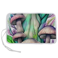 Woodsy Mushroom Pen Storage Case (s) by GardenOfOphir