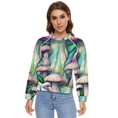 Woodsy Mushroom Women s Long Sleeve Raglan Tee