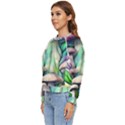 Woodsy Mushroom Women s Long Sleeve Raglan Tee View2