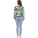 Woodsy Mushroom Women s Lightweight Cropped Hoodie View4