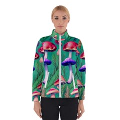 Foresty Mushroom Women s Bomber Jacket