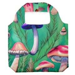 Foresty Mushroom Premium Foldable Grocery Recycle Bag by GardenOfOphir