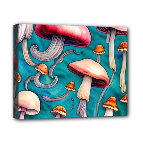 Witchy Mushroom Canvas 10  X 8  (stretched) by GardenOfOphir