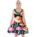 Goblincore Mushroom Reversible Velvet Sleeveless Dress View1