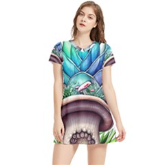 Mushrooms Nature s Little Wonders Women s Sports Skirt