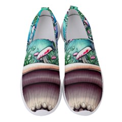 Mushrooms Nature s Little Wonders Women s Slip On Sneakers by GardenOfOphir