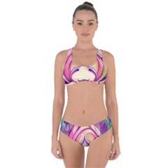 Forest Mushroom Criss Cross Bikini Set by GardenOfOphir