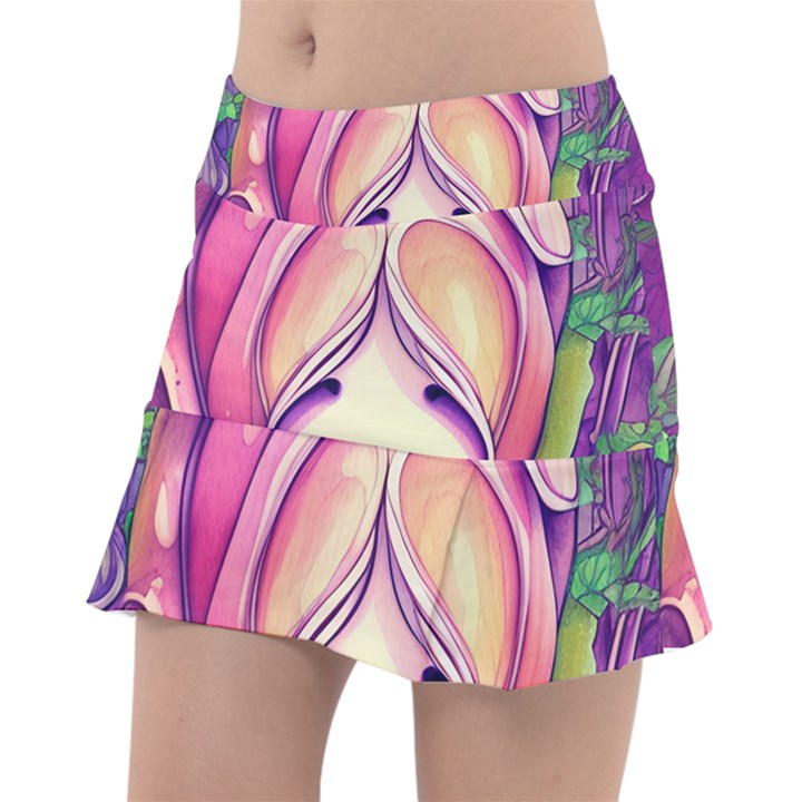 Forest Mushroom Classic Tennis Skirt