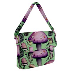 Witchy Forest Mushroom Buckle Messenger Bag by GardenOfOphir