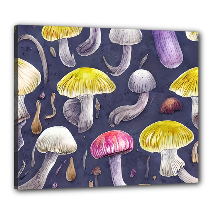 Fantasy Woodland Mushroom Canvas 24  x 20  (Stretched)