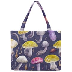 Fantasy Woodland Mushroom Mini Tote Bag by GardenOfOphir