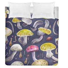 Fantasy Woodland Mushroom Duvet Cover Double Side (queen Size) by GardenOfOphir